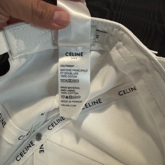 CELINE BASEBALL CAP IN COTTON NWOT with Dusting bag - Picture 4 of 6